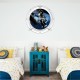 Stickers trompe l'oeil hublot La lune